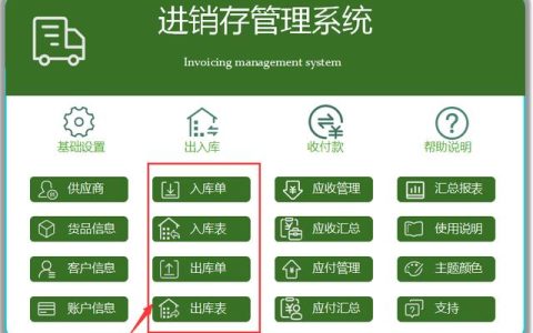 全自動Excel進銷存管理系統(tǒng)，含庫存預(yù)警，可自動生成出入庫報表（庫存表自動進銷存表格）