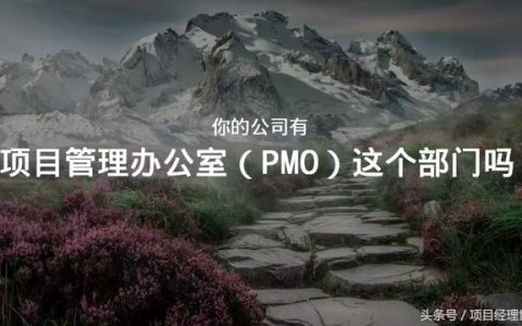 項目管理辦公室（PMO）你都不知道，那說明你還不是一個項目經(jīng)理（關(guān)于項目管理辦公室）