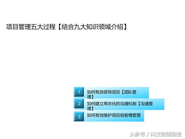 項目管理內(nèi)部培訓(xùn)資料，項目管理的五大過程和九大知識，你知道嗎