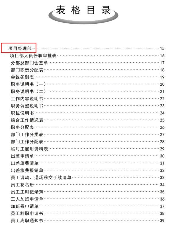 工程項(xiàng)目管理人員必備：全套項(xiàng)目管理表格，非常全面，直接拿去用