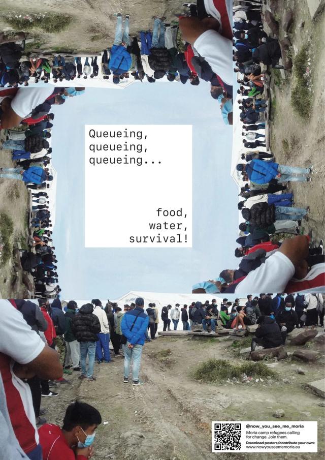 他7個月征集了400多張海報，用風格獨特的設(shè)計為難民問題發(fā)聲