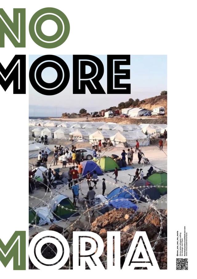 他7個月征集了400多張海報，用風格獨特的設(shè)計為難民問題發(fā)聲