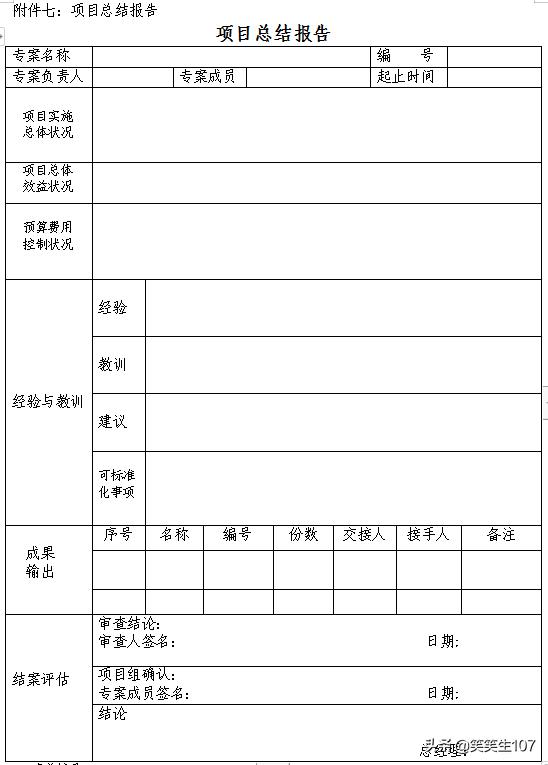 整套專案管理辦法（制度、流程、表格）（專案管理制度內(nèi)容）