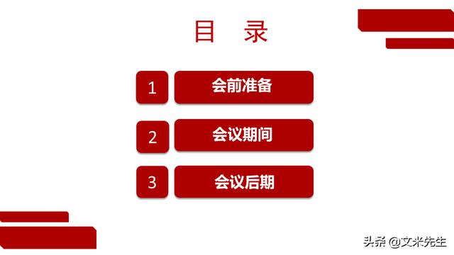 會務人員安排，會議舉辦流程PPT模板，確定會議主題、流程、時間（會議流程時間內(nèi)容安排表格模板）