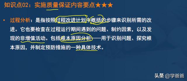 2年信息系統(tǒng)項目管理師黃金考點(diǎn)實施質(zhì)量保證，軟考高級學(xué)霸筆記"